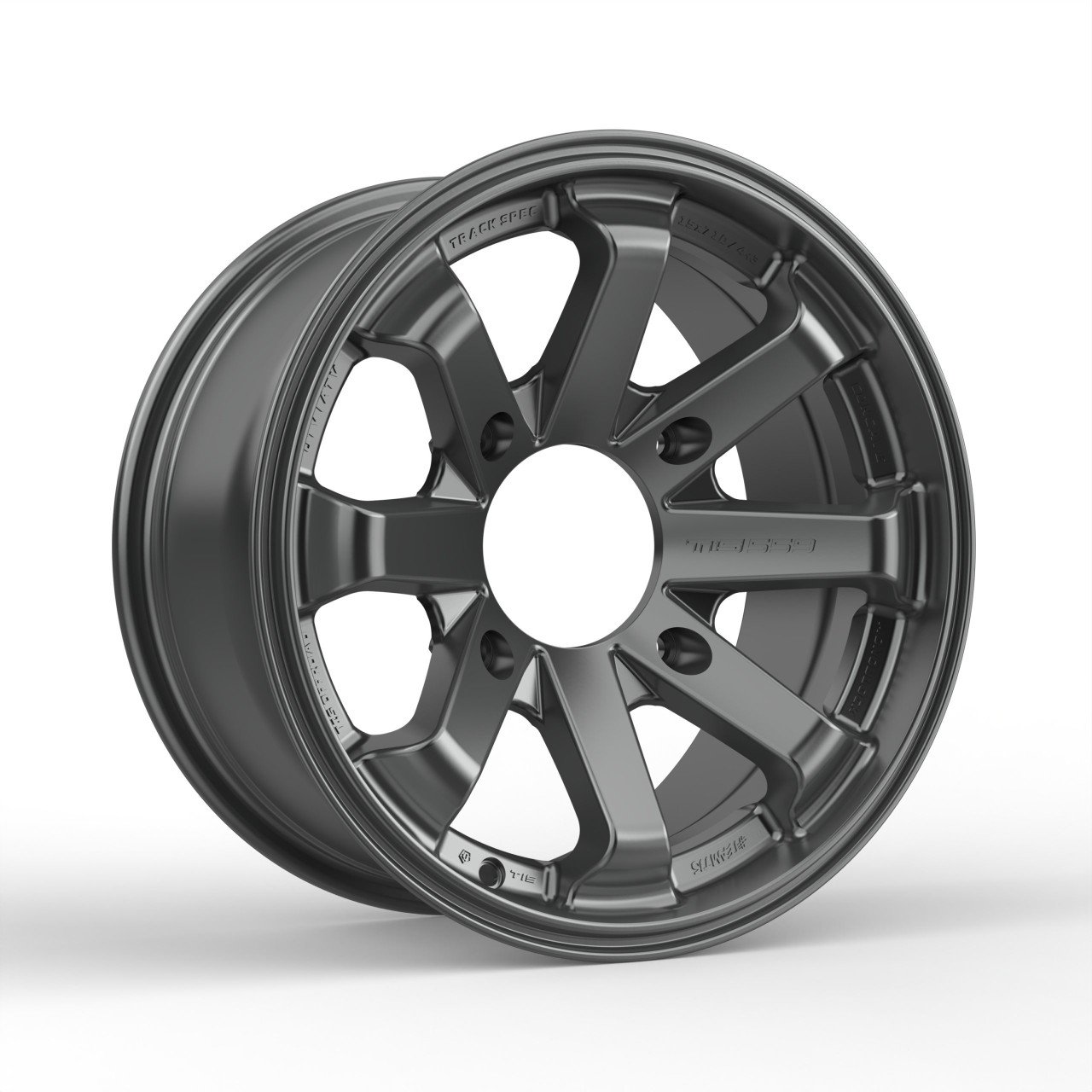 Set 4 14" TIS UTV 559A  14x7 Wheels 4x110 +10mm