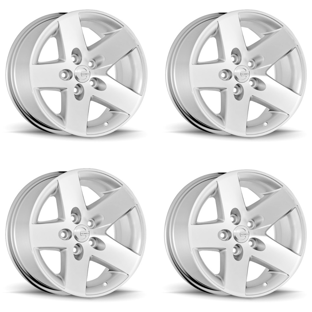 Set 4 15" Mamba 581S MR1X  15x8 Wheels 5x4.50 +00mm