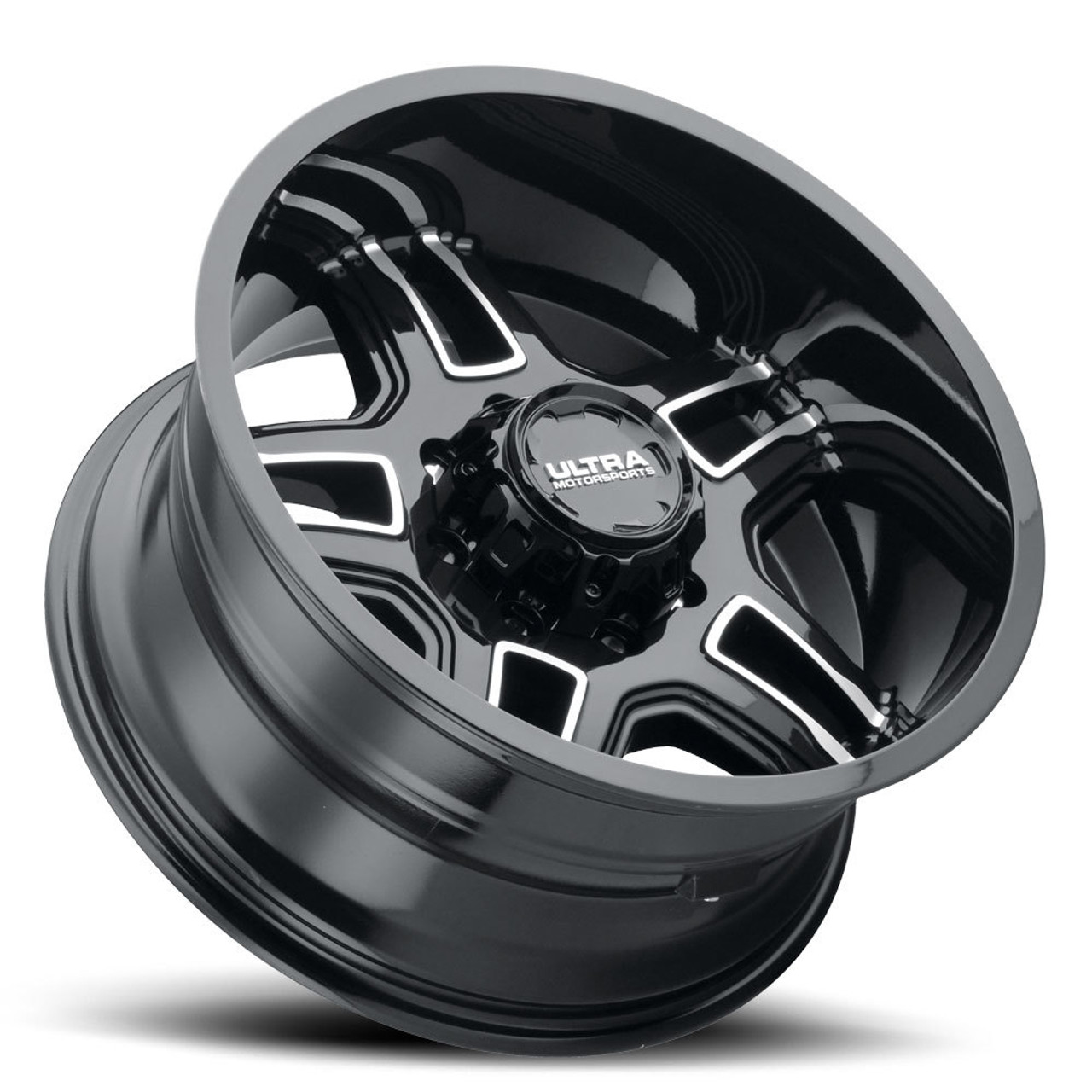 Set 4 18" Ultra 153BK Armageddon 18x9 8x6.5 Gloss Black Wheels 1mm Truck Rims