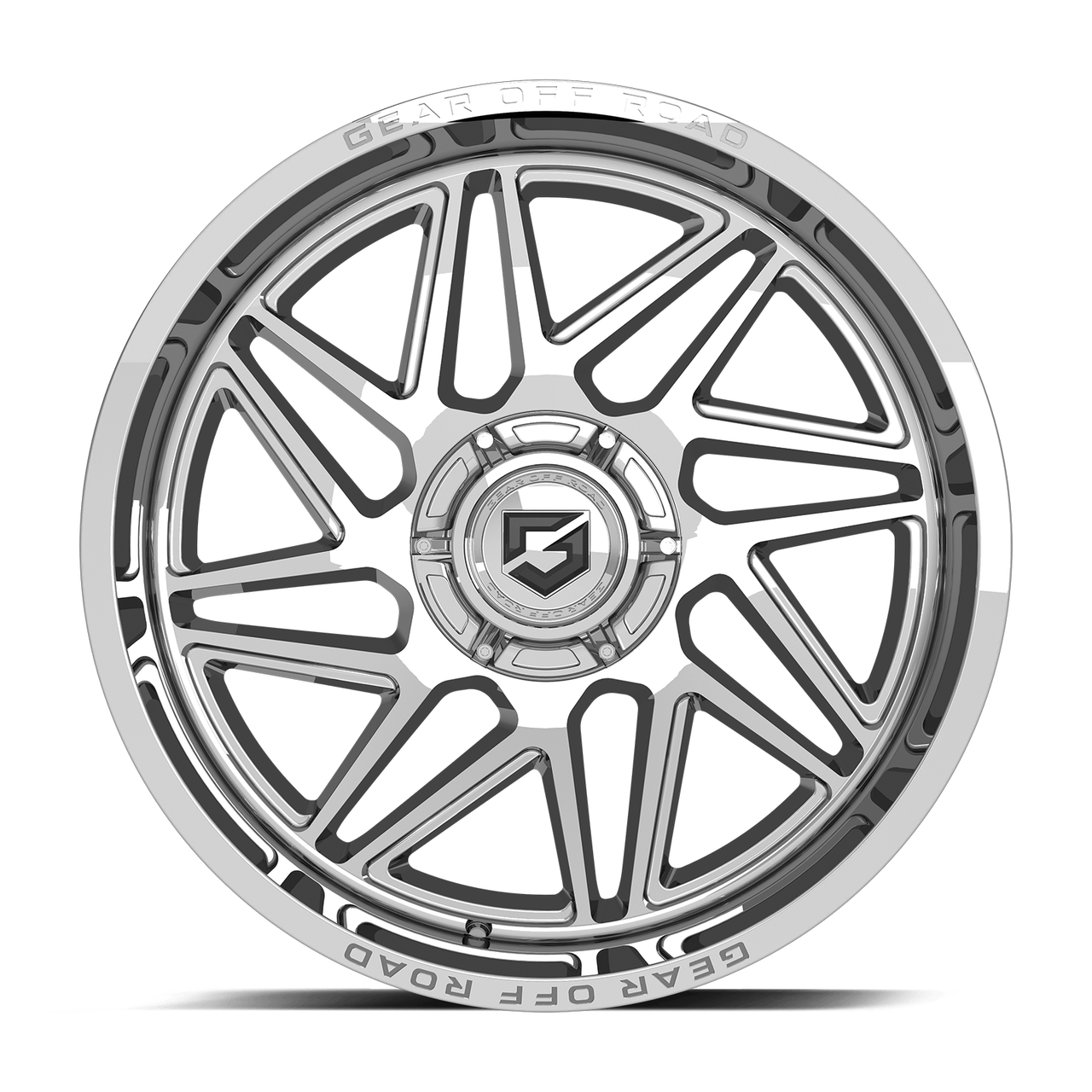 20" Gear Off Road 761C Ratio 20X10 6x135/5.5 Chrome Plated w Lip Logo -19mm Rim