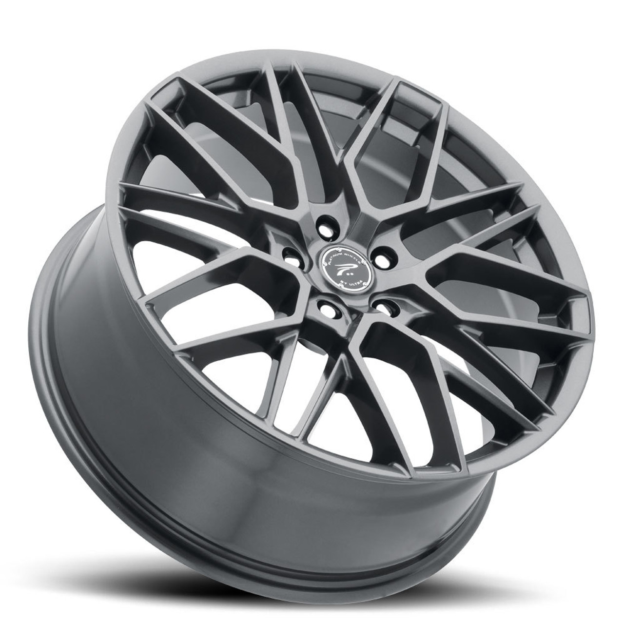 Set 4 20" Platinum 459GN Retribution  20x8.5 Wheels 5x120 +40mm