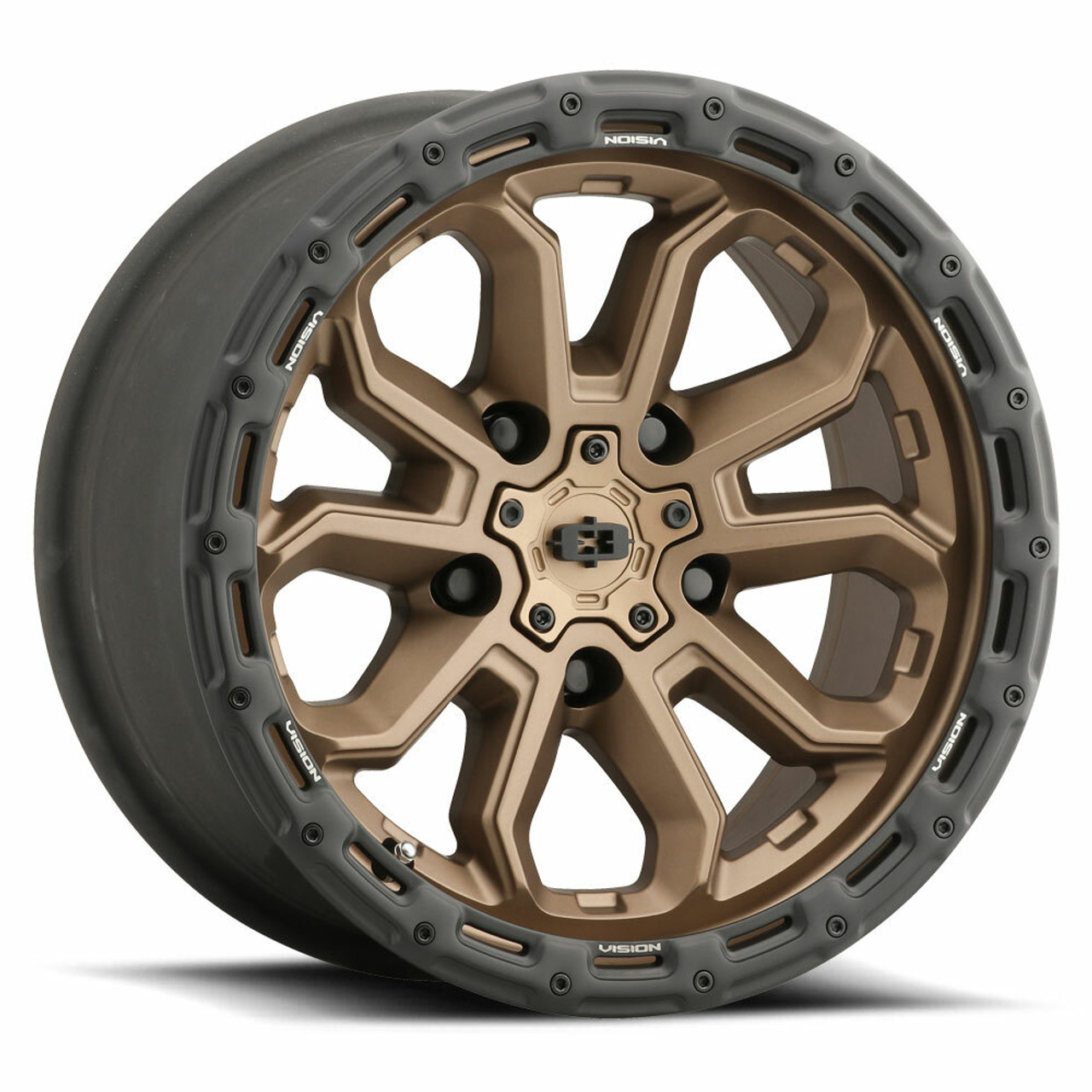 Set 4 20" Vision Off-Road 405 Korupt Satin Bronze Wheels 20x10 8x170 Rims -25mm