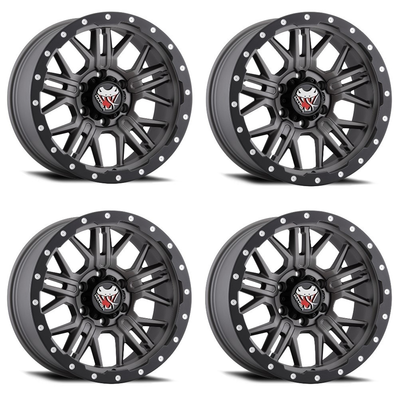 Set 4 18" Mamba 597MG M25  18x9 Wheels 6x135 +12mm