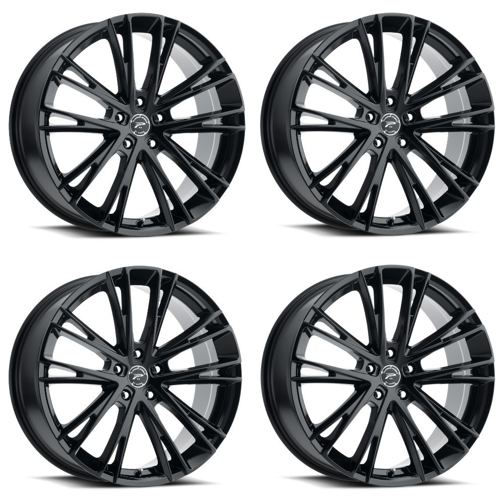 Set 4 18" Platinum 458BK Prophecy  18x8 Wheels 5x100 +35mm