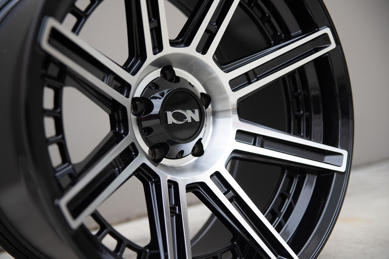 20" Ion 149 20x9 Black Machined 6x135 Wheel -12mm Rim