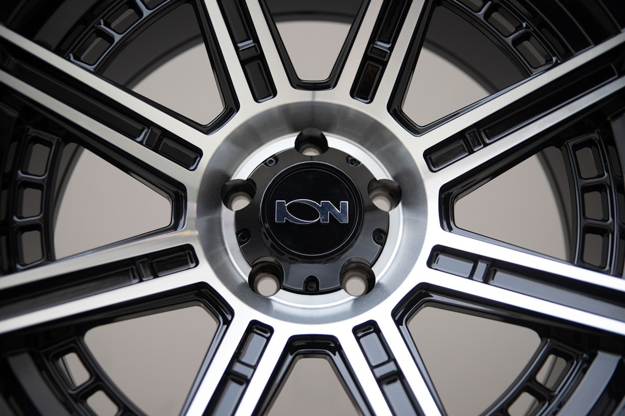 20" Ion 149 20x9 Black Machined 6x135 Wheel -12mm Rim