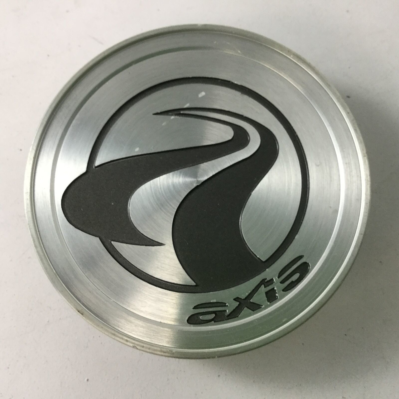 Axis Machined Gray Snap In Wheel Center Cap 2.625"