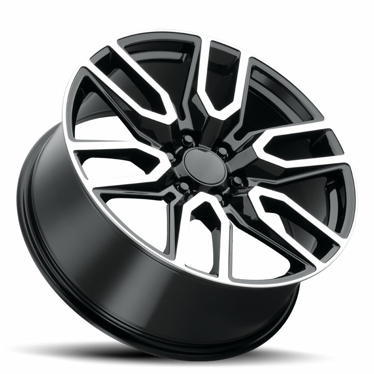 20" Voxx Replica DNNZH Gloss Black Machined Face Wheel 20x9 6x5.5 27mm Rim