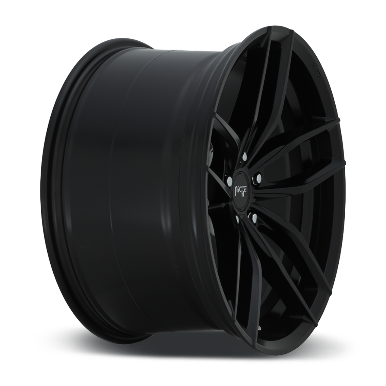 Set 4 Niche M203 Vosso 17x8 5x4.5 Matte Black Wheels 17" 40mm Rims