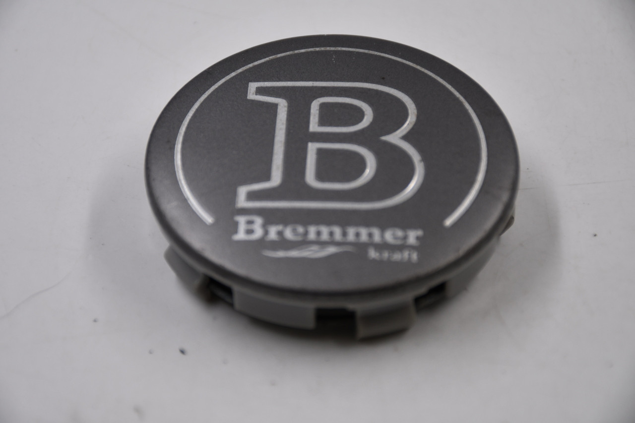 Bremmer Kraft Gray w/ Silver Logo Wheel Center Cap Hub Cap BR11-TT69 2.75" Snap In