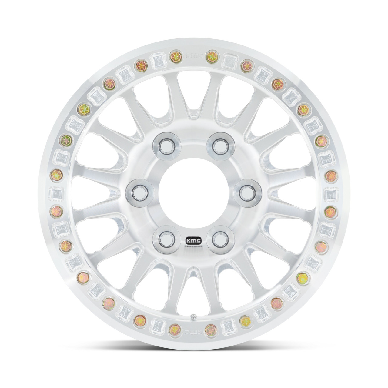KMC KM445 Impact Forged Beadlock 17x9 5x5.5 Raw Machined Wheel 17" -12mm Rim