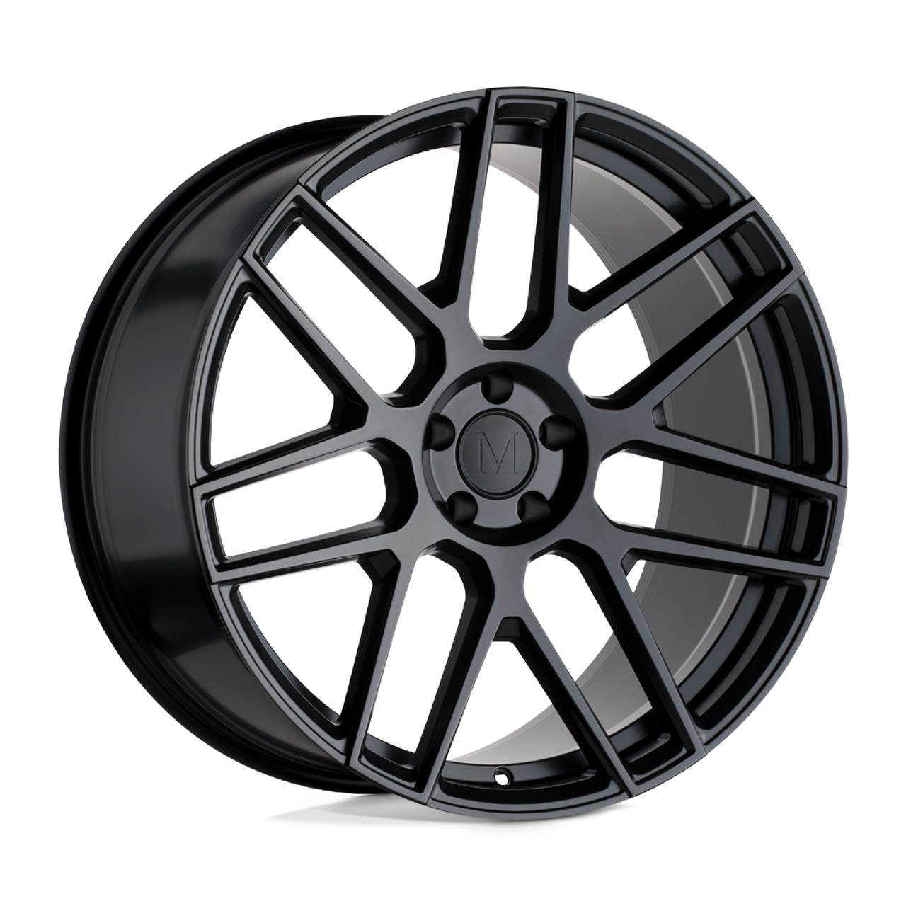 Mandrus Miglia 19x9.5 5x112 Semi Gloss Black Rf Wheel 19" 48mm Rim