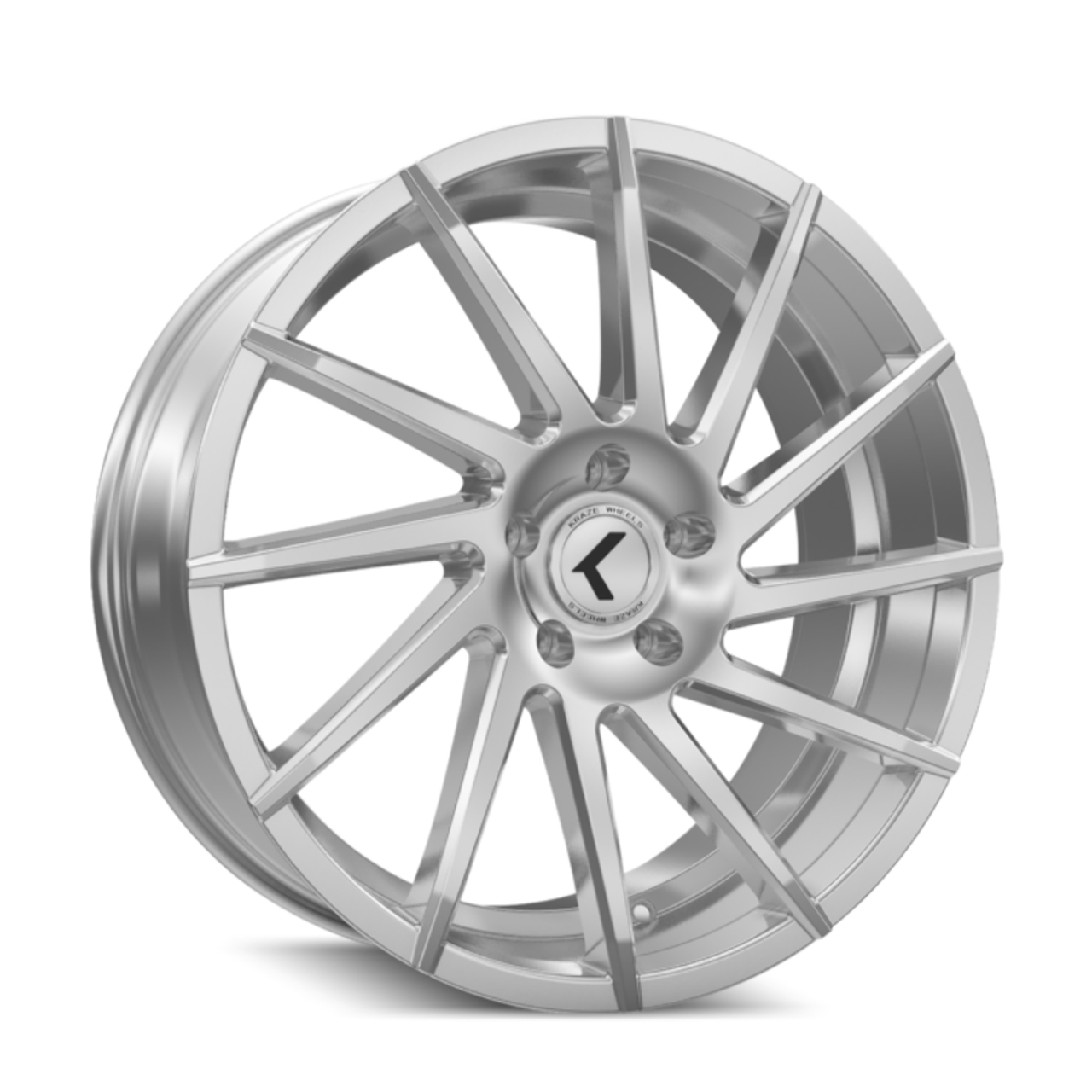 22" Kraze Spinner 22x8.5 Chrome 5x4.5 Wheel 40mm For Jeep Ford Truck Suv Rim