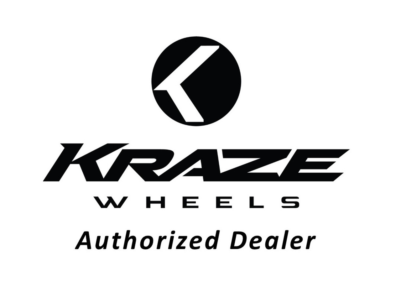 22" Kraze Spinner 22x8.5 Black Milled 5x120 Wheel 40mm Performance Rim