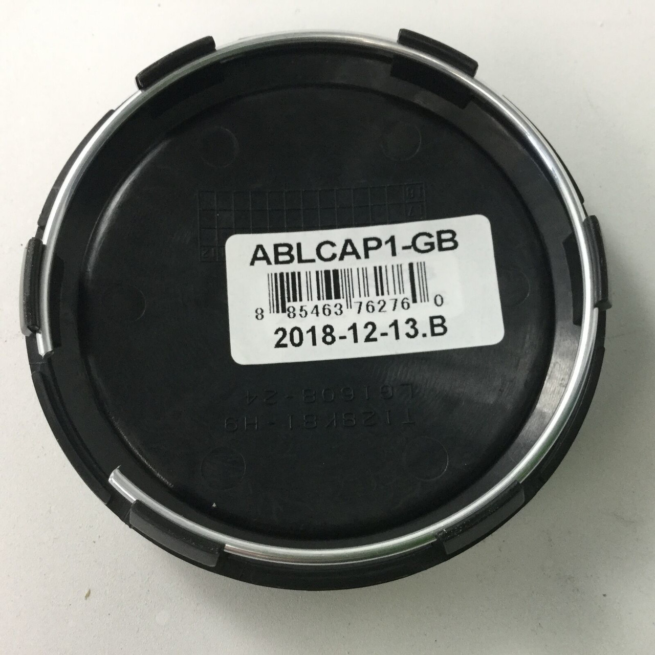 Asanti Black Label ABLCAP1-GB Gloss Black Center Cap T128K81-H9 Snap In 6 Lug