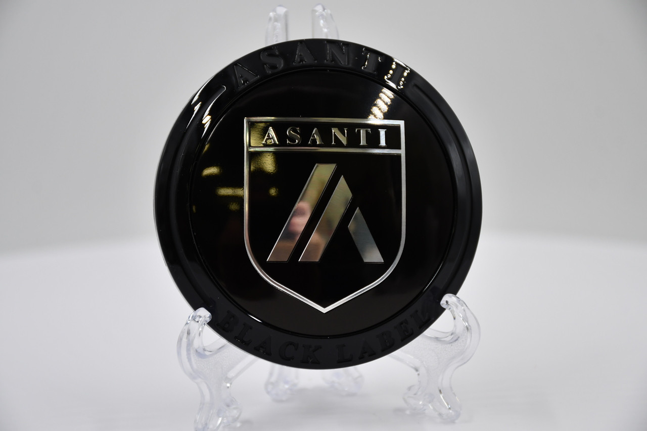 Asanti Black Label ABLCAP1-GB Gloss Black Center Cap T128K81-H9 Snap In 6 Lug