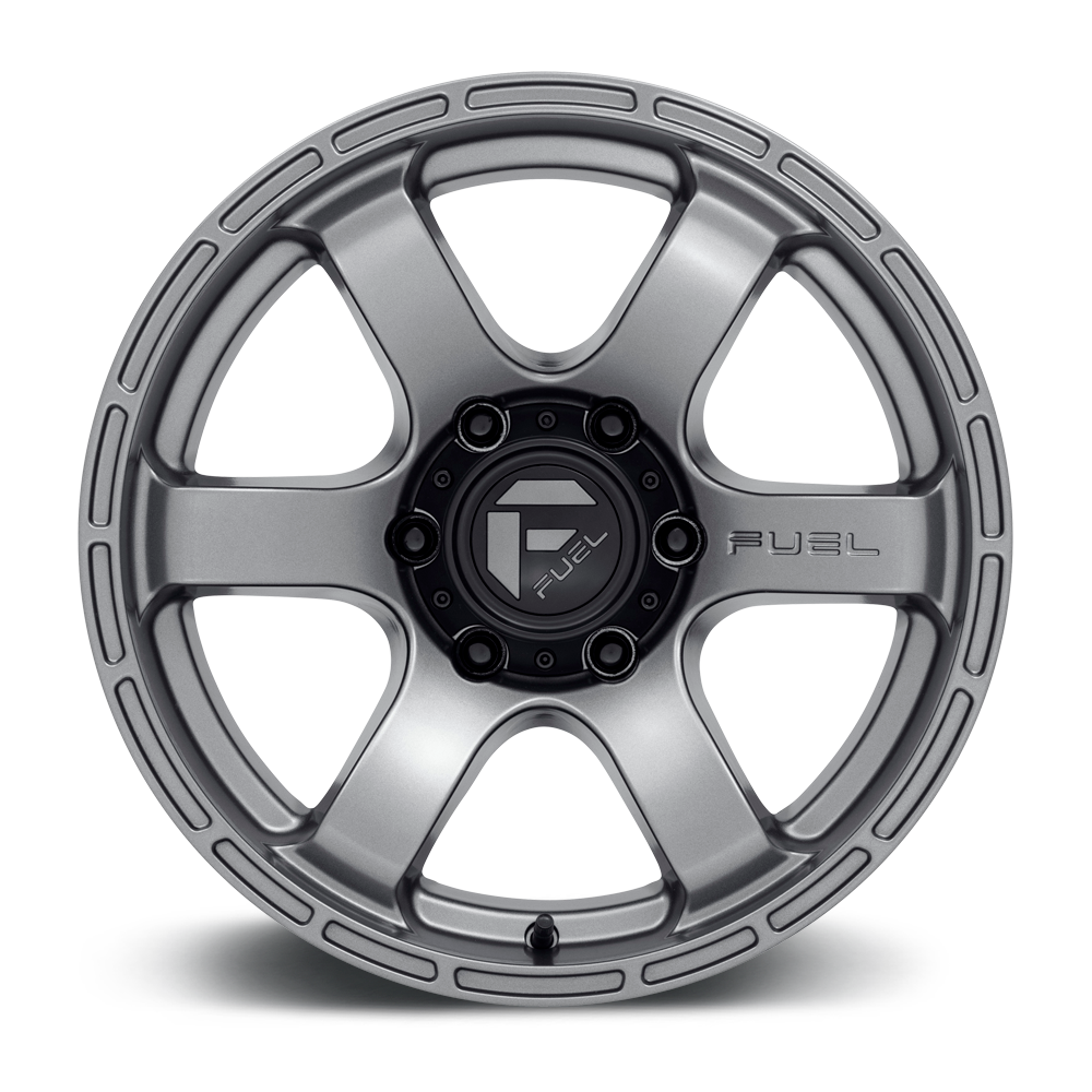 18" Fuel 1PC D767 Rush 18x9 6x135 Matte Gunmetal Wheel 20mm For Lincoln Ford Rim