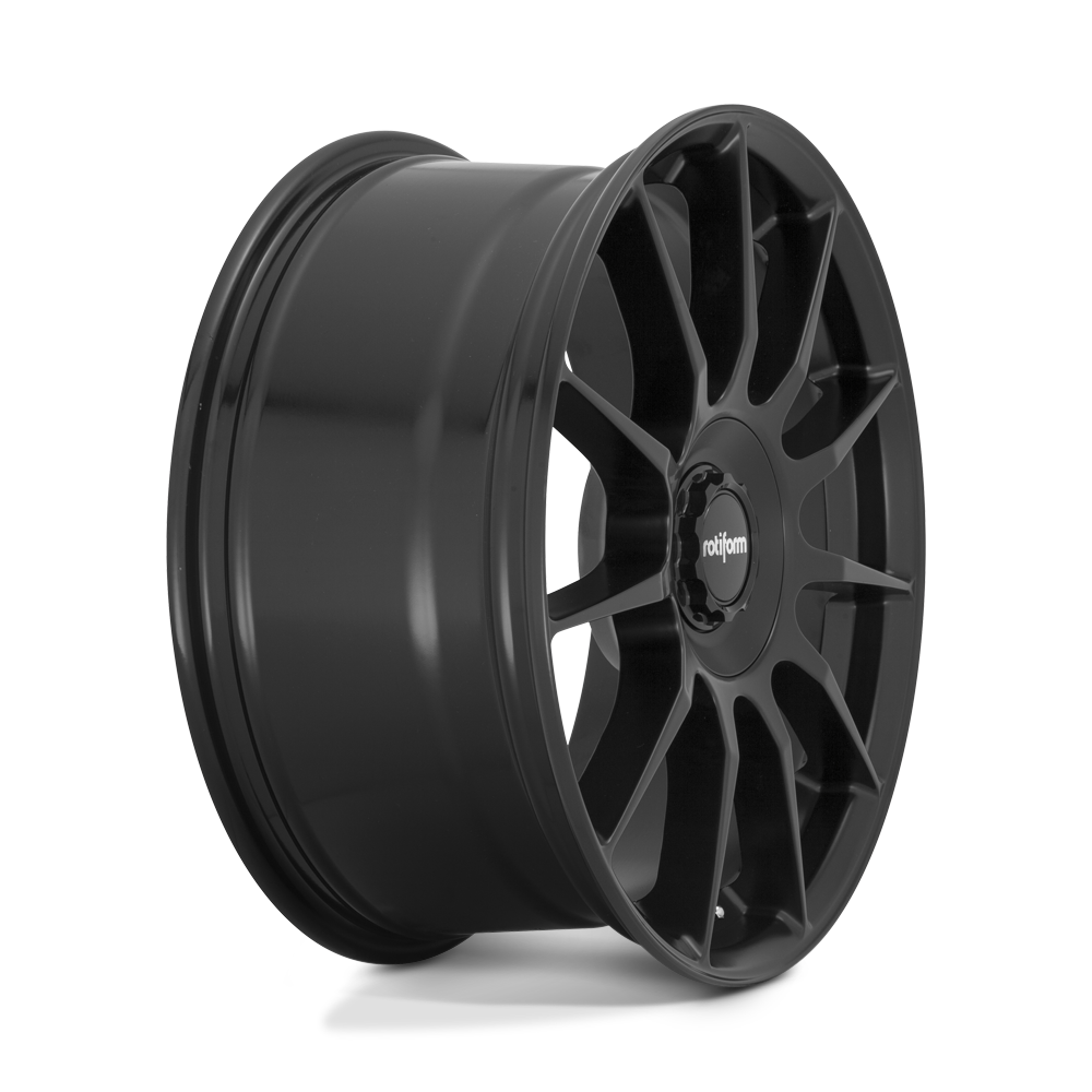 Set 4 18" Rotiform R168 DTM 18x8.5 5x4.25 5x4.5 35mm Satin Black Wheels Rims