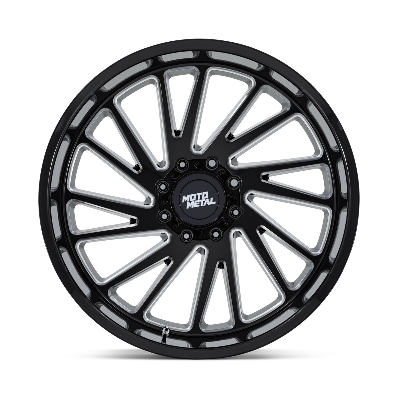Set 4 Moto Metal MO811 Combat 22x10 8x180 Gloss Black Milled Wheels 22" -18mm