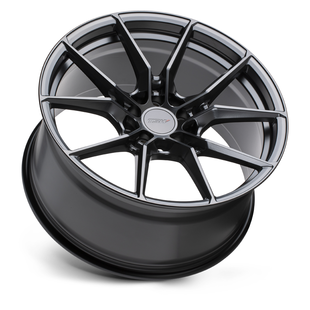 TSW Neptune 20x9 5x112 Semi Gloss Black Wheel 20" 35mm Rim