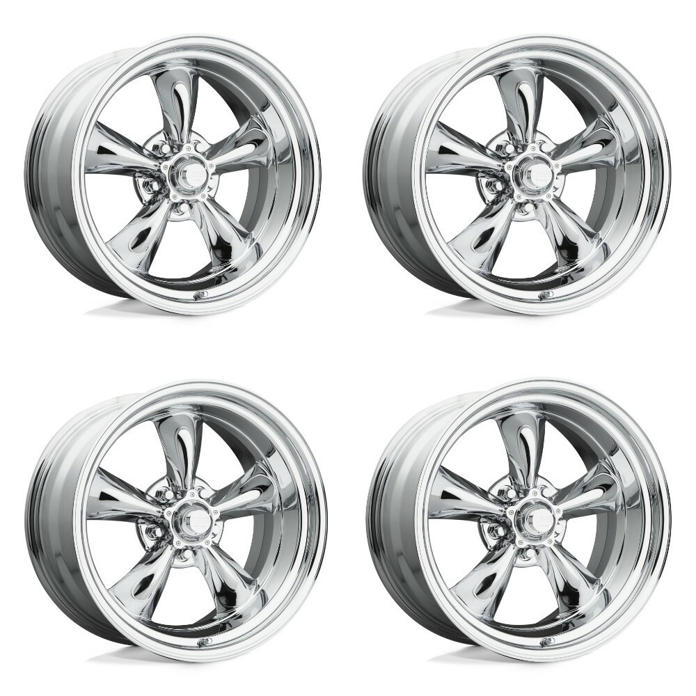 Set 4 15x8 5x4.75 PVD Wheels American Racing VN915 Classic Torq Thrust II Rims
