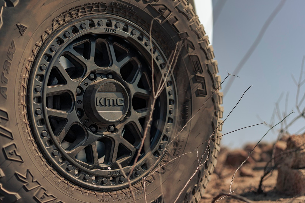 KMC KM549 Grs 17x8.5 6x120 Satin Black Wheel 17" 0mm Rim