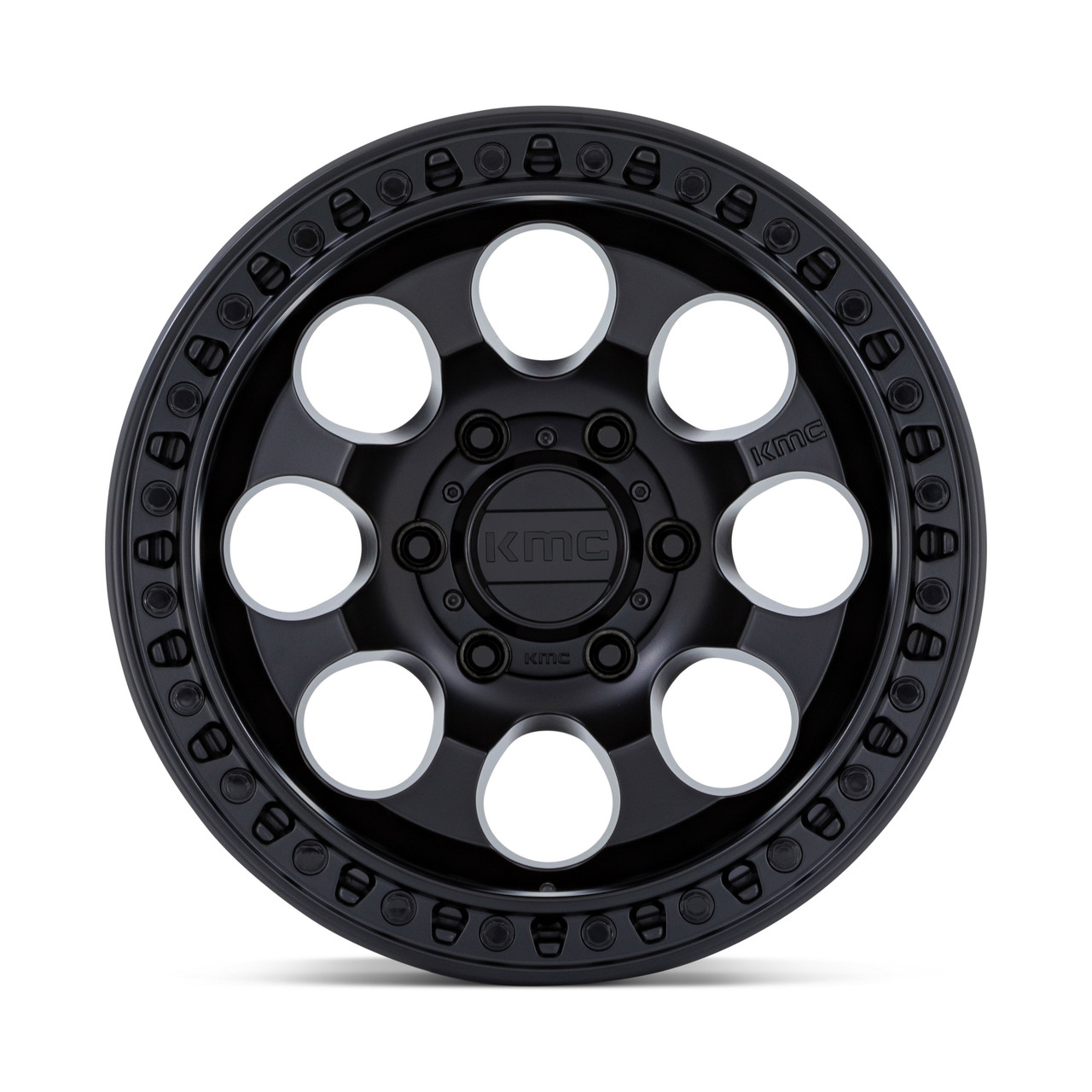 KMC KM550 Riot Sbl 18x9 6x5.5 Satin Black Wheel 18" 18mm Rim For Hummer