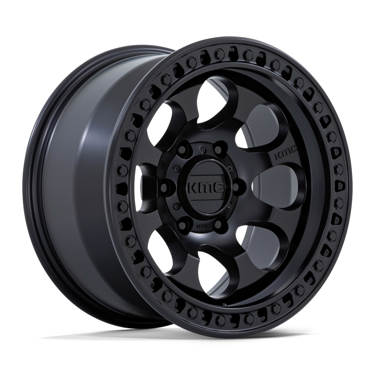 KMC KM550 Riot Sbl 17x9 6x5.5 Satin Black Wheel 17" -12mm Rim