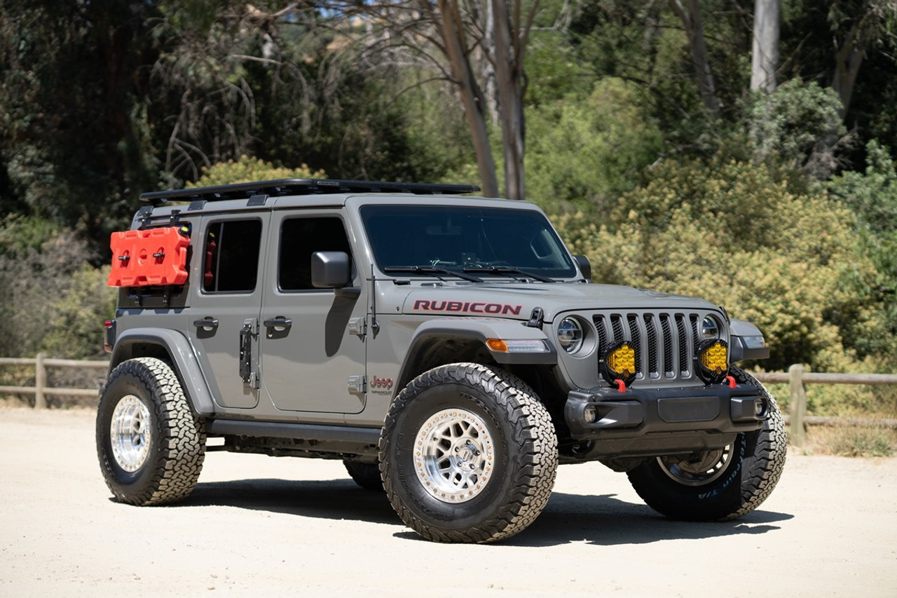 Set 4 KMC KM235 Grenade Crawl Beadlock 18x9 8x6.5 Machined Wheels 18" 10mm Rims