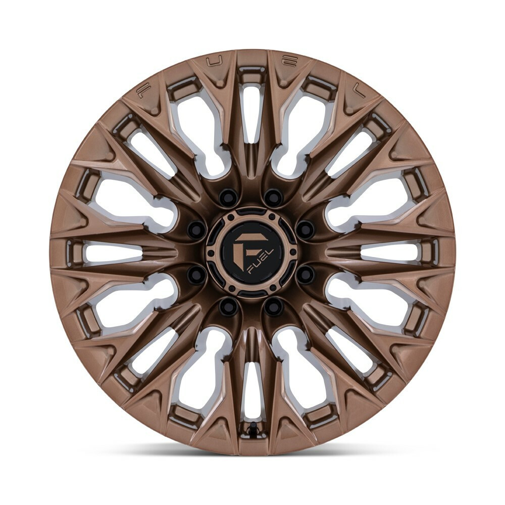 20" Fuel D805 Flame 20x10 8x170 -18mm Platinum Bronze Wheel For Ford Truck Rim