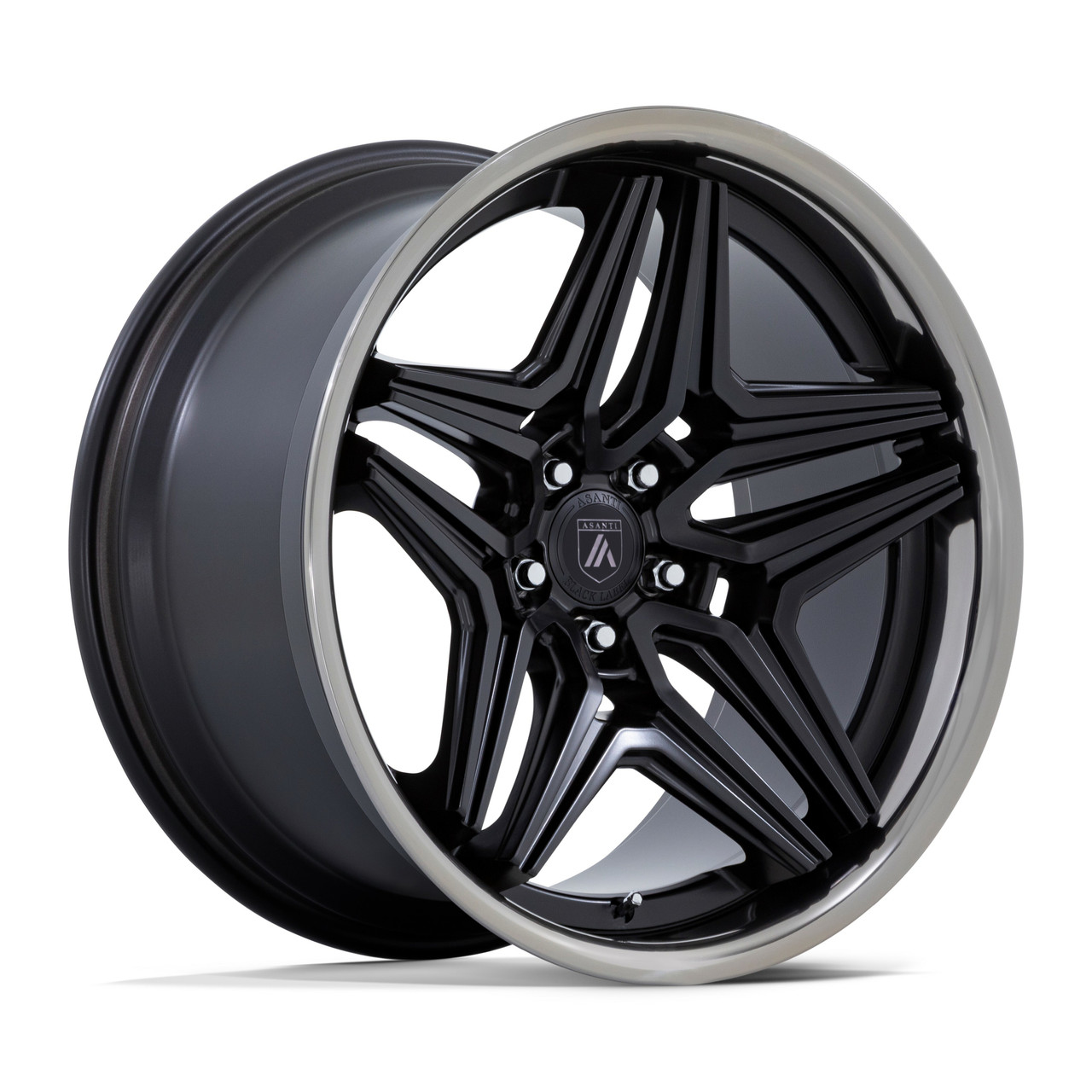 Set 4 Asanti Black ABL-46 Duke 20x9 5x120 Satin Black With Ddt Wheels 20" 15mm