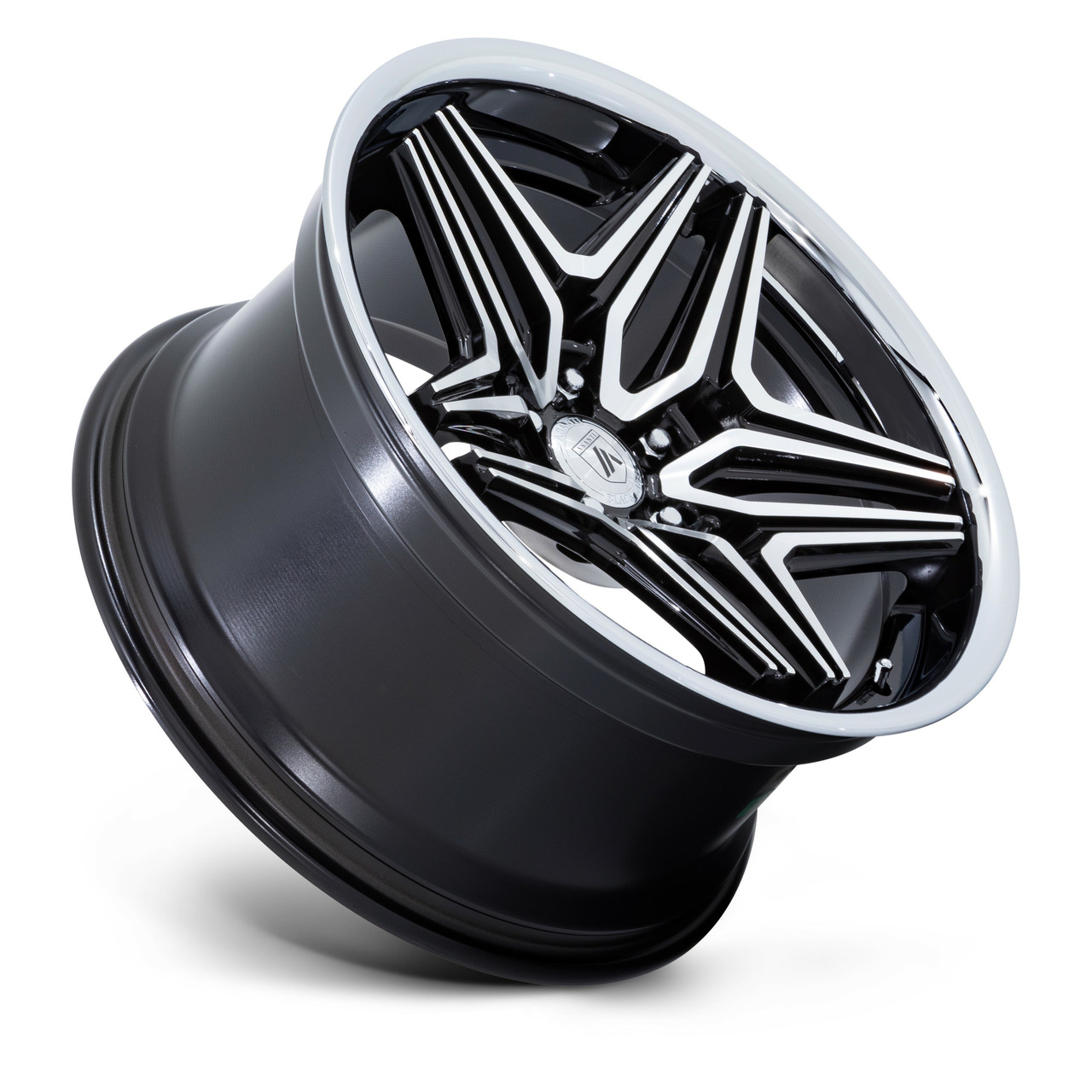 Set 4 Asanti Black ABL-46 Duke 20x9 5x120 Gloss Black Machined Wheels 20" 15mm