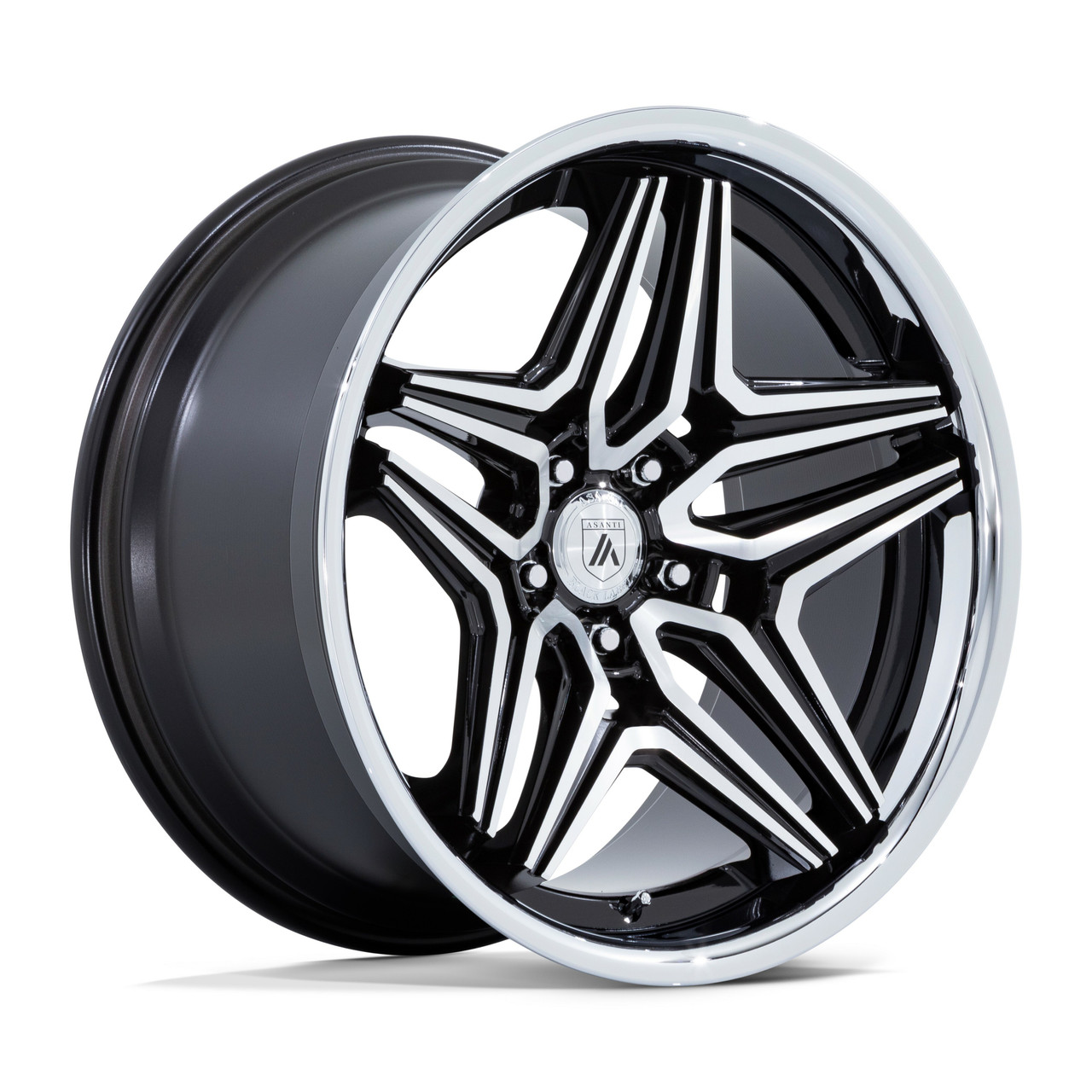 Set 4 Asanti Black ABL-46 Duke 20x10.5 5x115 Black Machined Wheels 20" 18mm