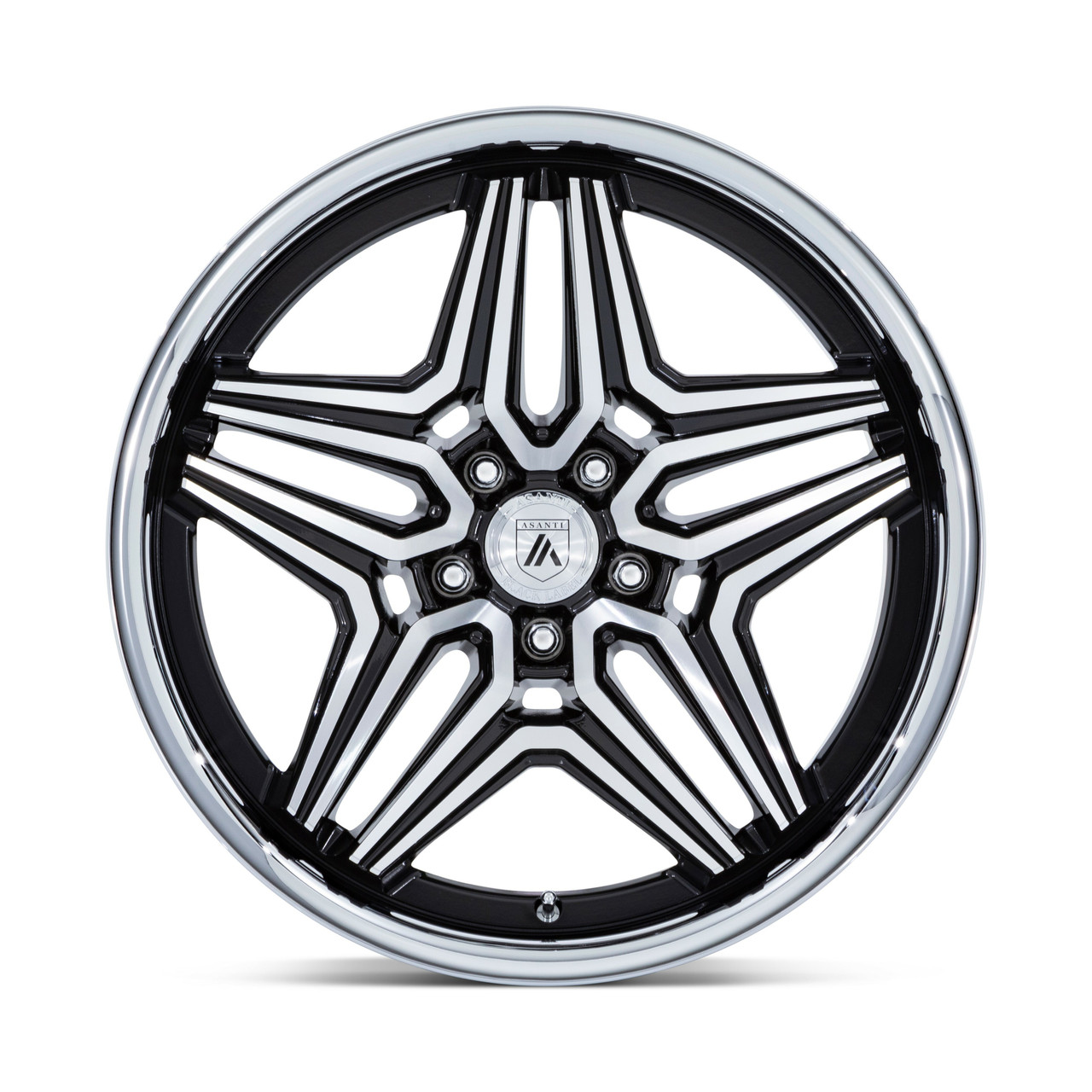 Set 4 Asanti Black ABL-46 Duke 20x10.5 5x115 Black Machined Wheels 20" 18mm