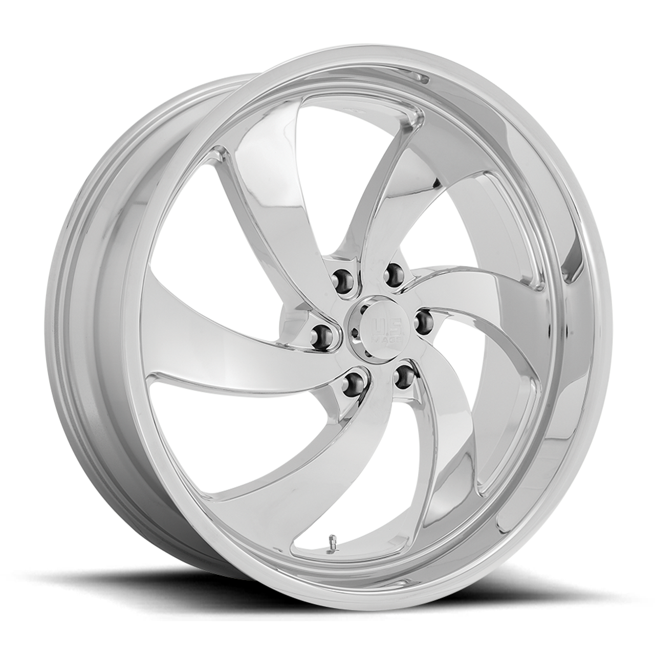 US Mag 1PC U132 Desperado 22x9 6x5.5 Chrome Left Wheel 22" 25mm Rim For Chevy