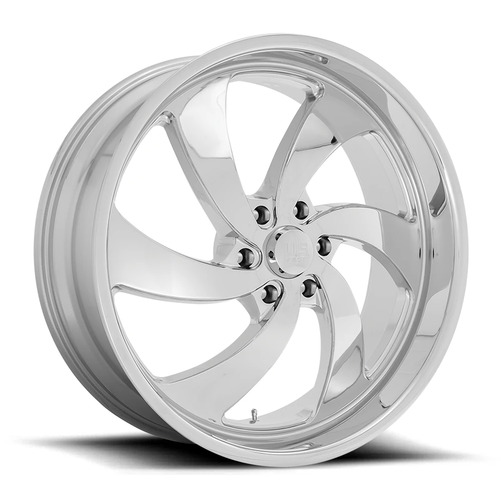 Set 4 US Mag U132 Desperado 22x10 6x5.5 Chrome Wheels 22" 25mm Rims