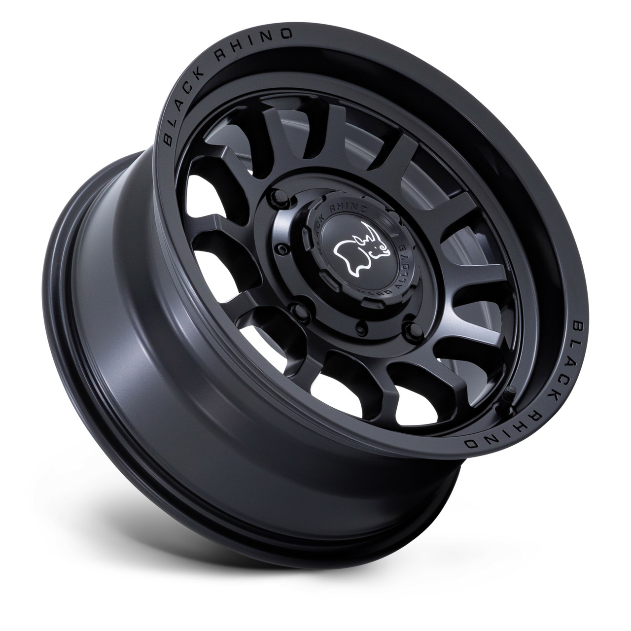 Black Rhino Powersports Rapid Utv 15x7 4x110 Matte Black Wheel 15" 10mm Rim
