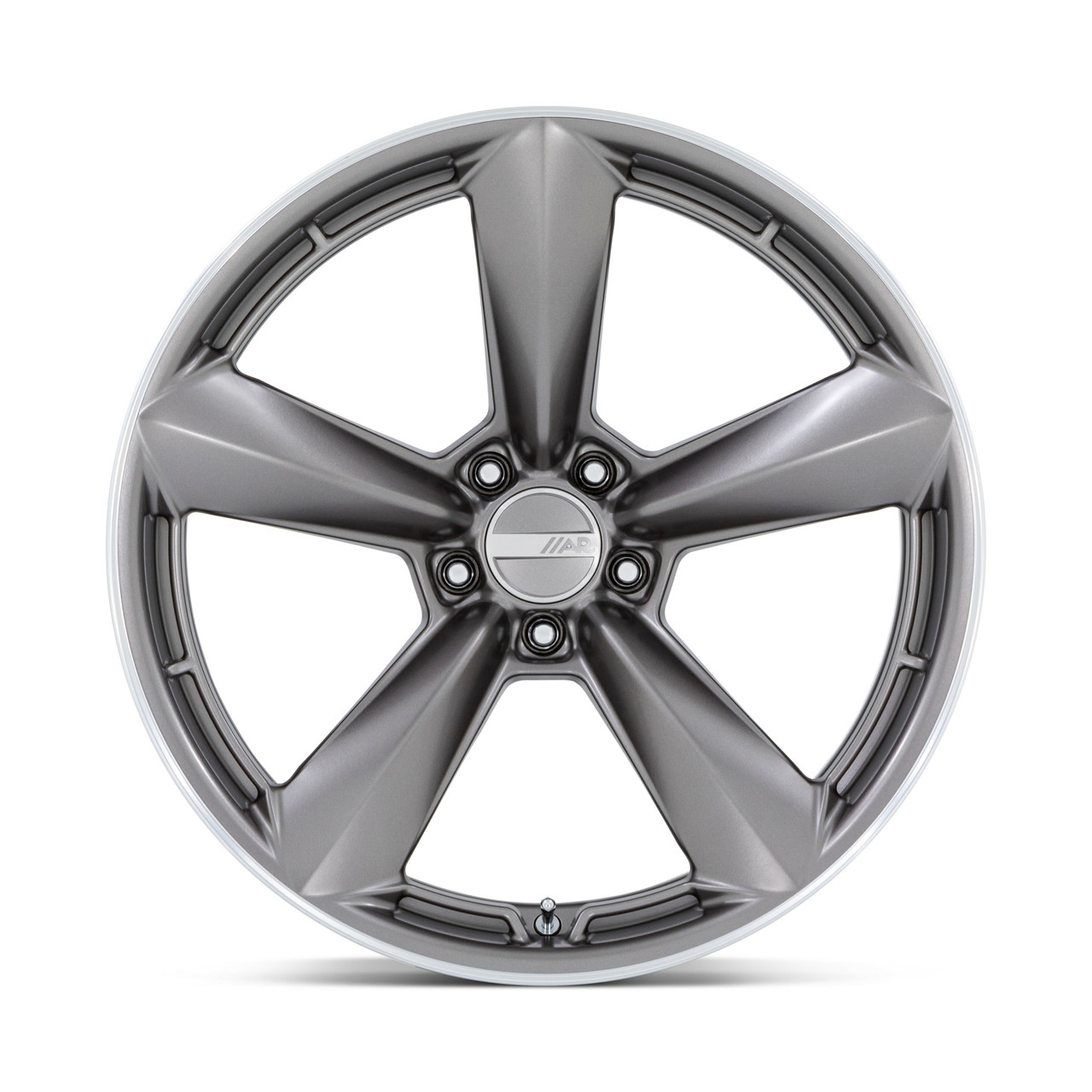 20" American Racing TTF 20x9.5 5x4.5 32mm Matte Anthracite Machined Lip Wheel