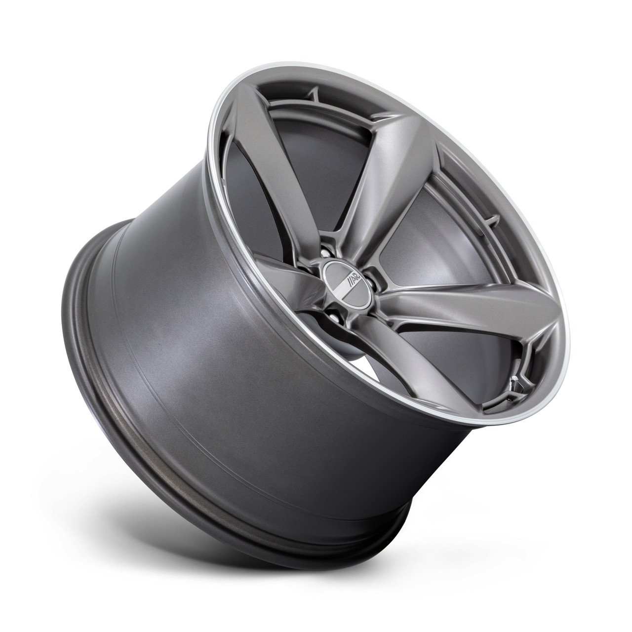 20" American Racing TTF 20x9.5 5x4.5 32mm Matte Anthracite Machined Lip Wheel