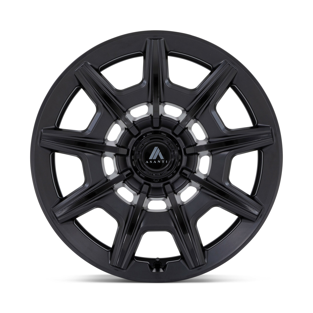 Set 4 Asanti Black ABL-41 Esquire 20x9 5x115 5x120 Satin Black Wheels 20" 15mm