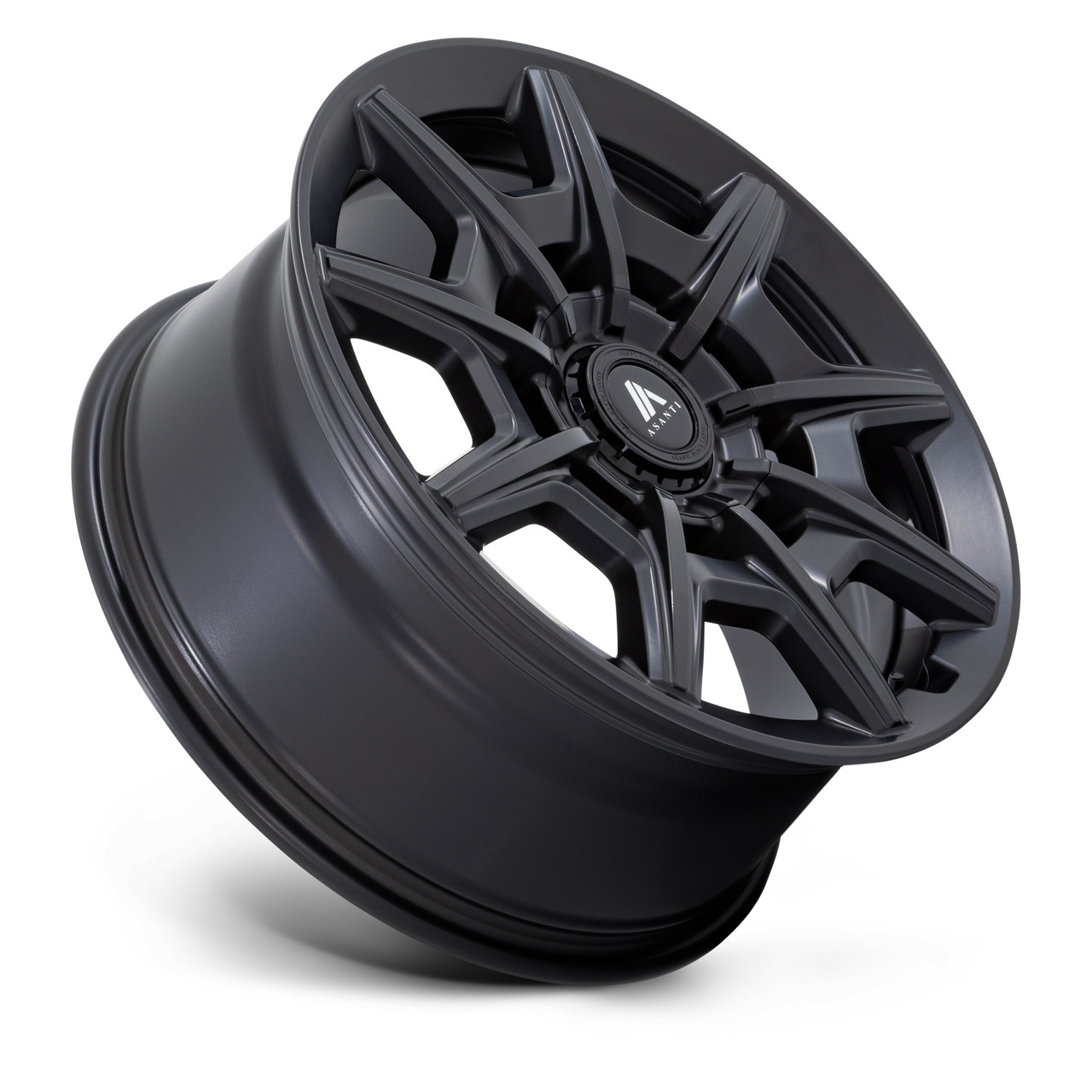 Set 4 Asanti Black ABL-41 Esquire 20x9 5x115 5x120 Satin Black Wheels 20" 15mm
