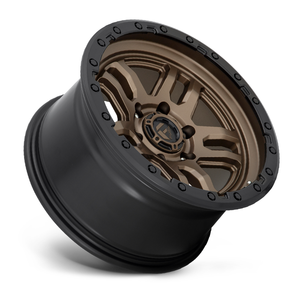 Set 4 20" Fuel D702 Ammo 20x9 6x5.5 Matte Bronze Black Bead Ring Wheels 1mm Rims