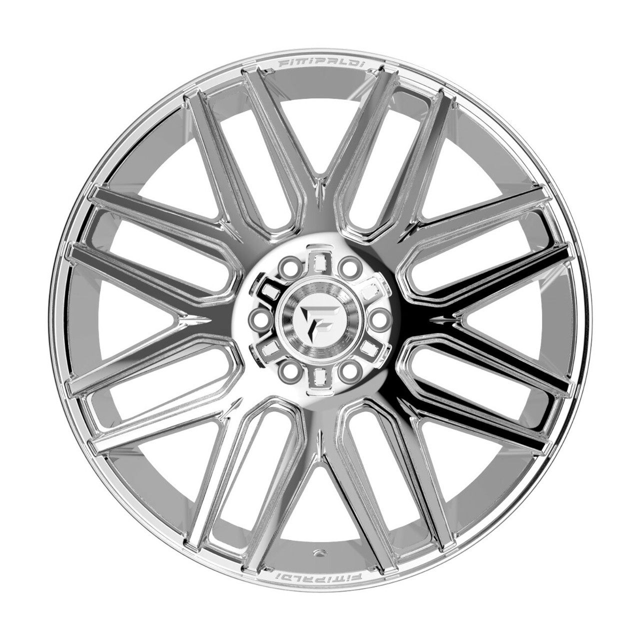 20" Fittipaldi Wheel FA14MC 20x9 Mirror Coat 8x170 18mm For Ford F250 F350 Rim