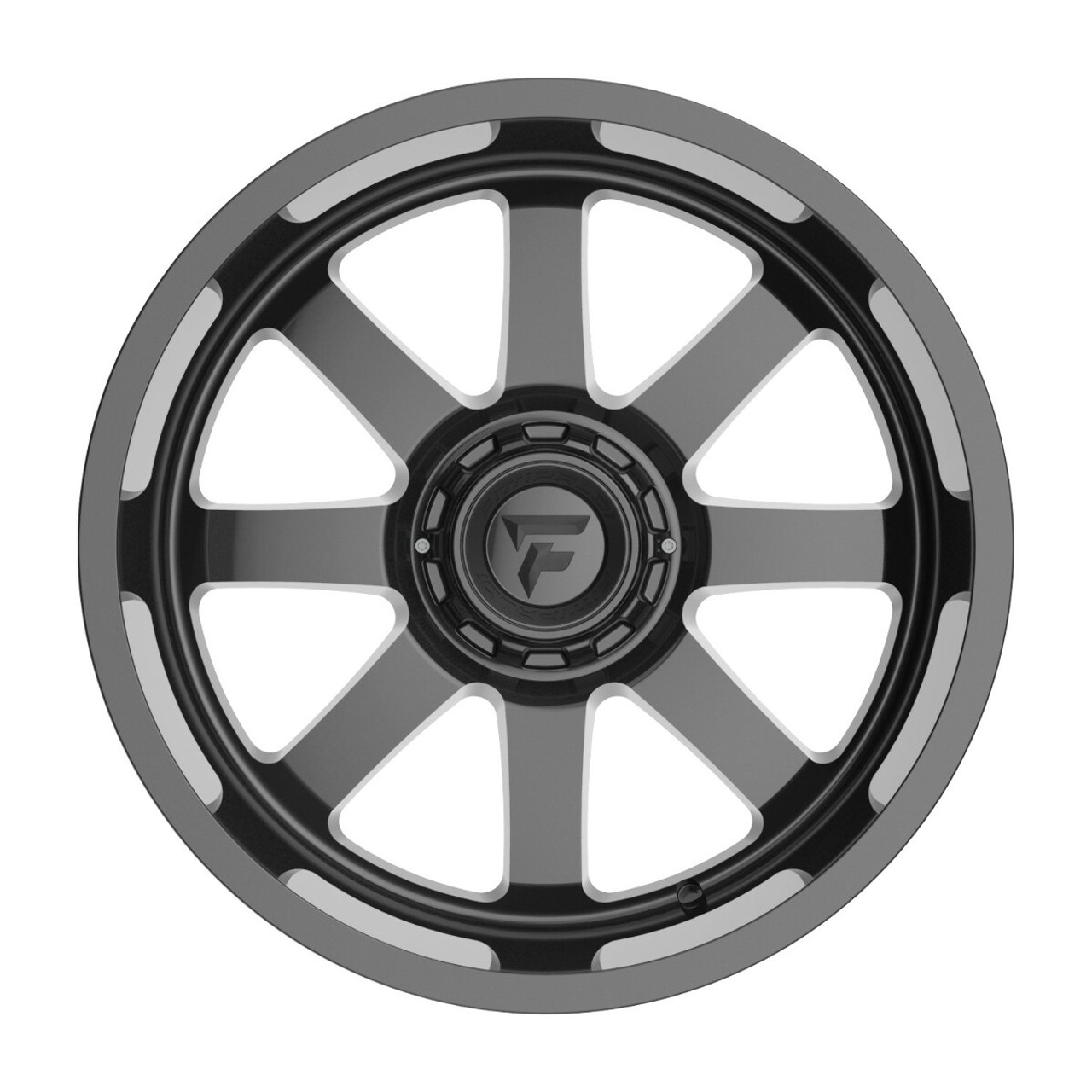 20" Fittipaldi Wheel FA16B 20x9 Gloss Black 8x170 12mm For Ford F250 F350 Rim