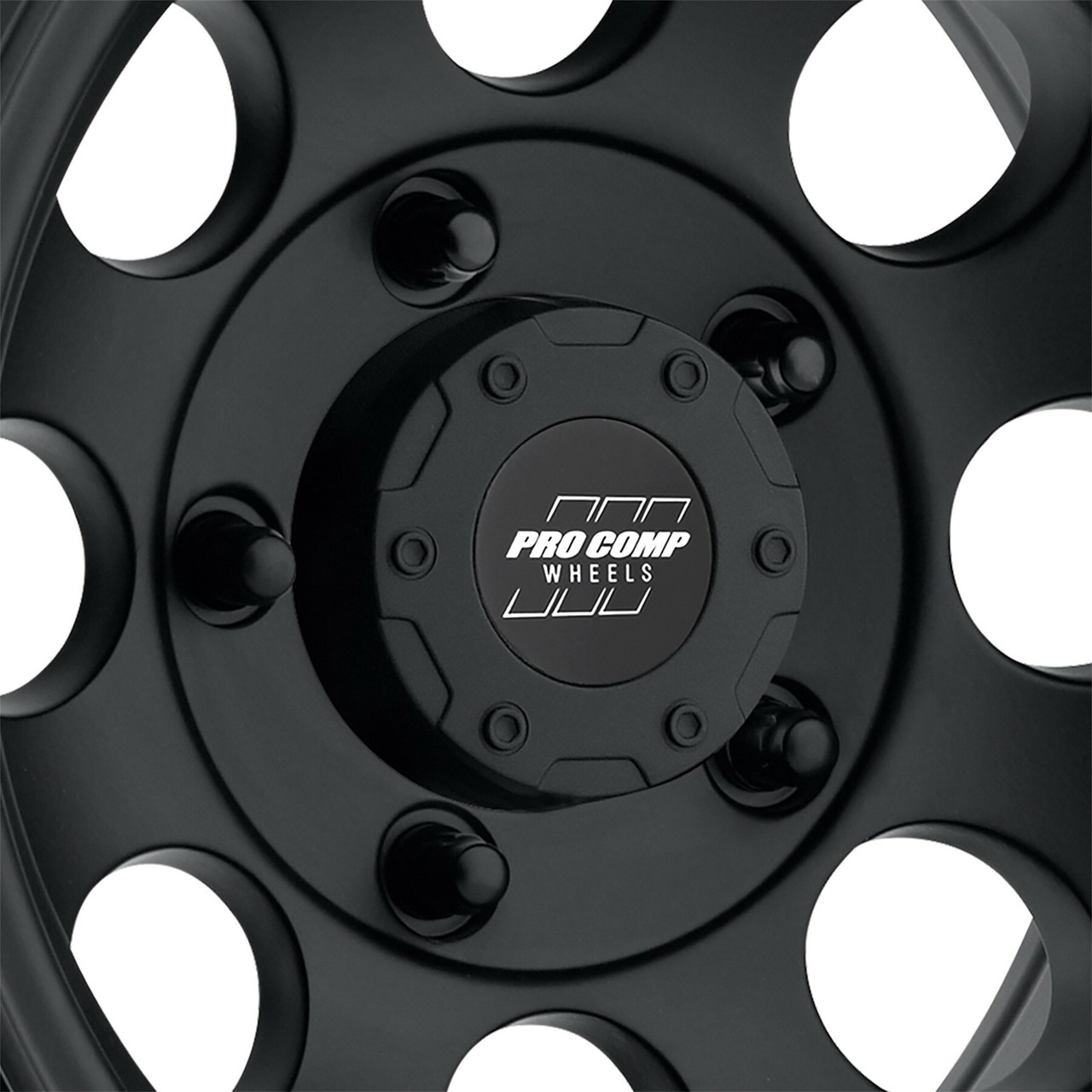 Set 4 Pro Comp PA69 Vintage 15x8 6x5.5 Flat Black Wheels 15" -19mm Rims