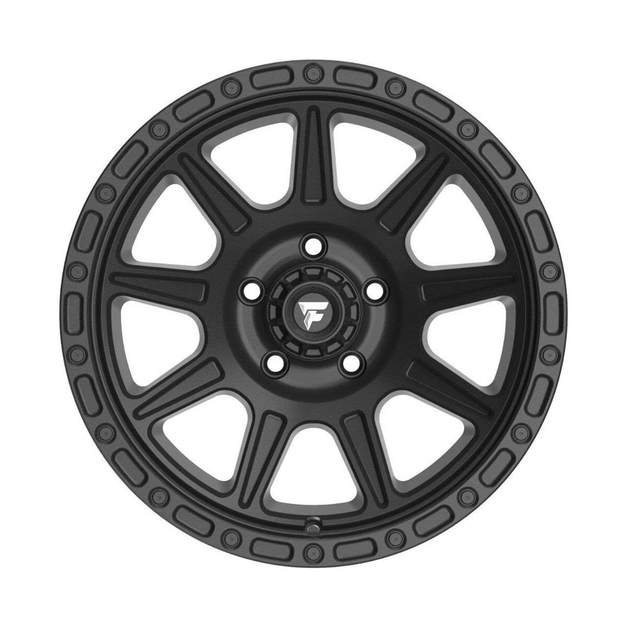20" Fittipaldi Wheel FT104SB 20x9 Satin Black 8x170 18mm For Ford F250 F350 Rim