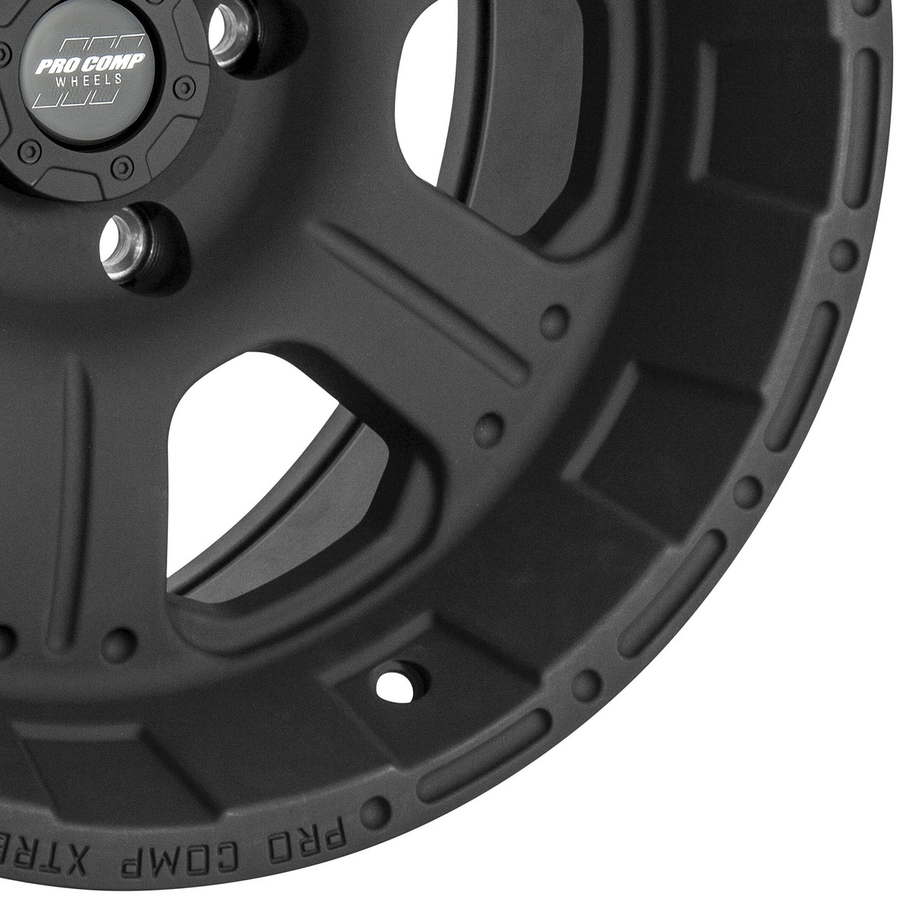 Set 4 Pro Comp PA89 Kore 17x8 6x5.5 Flat Black Wheels 17" 0mm Rims