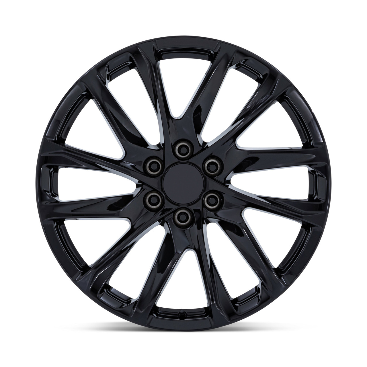 Set 4 Performance Replicas PR213 22x9 6x5.5 Gloss Black Wheels 22" 28mm Rims