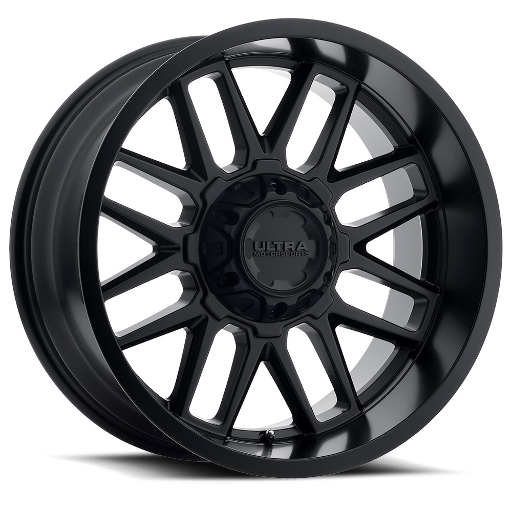 20" Ultra 231SB Butcher 20x9 6x135 6x5.5 Satin Black Satin Coat Wheel -12mm Rim