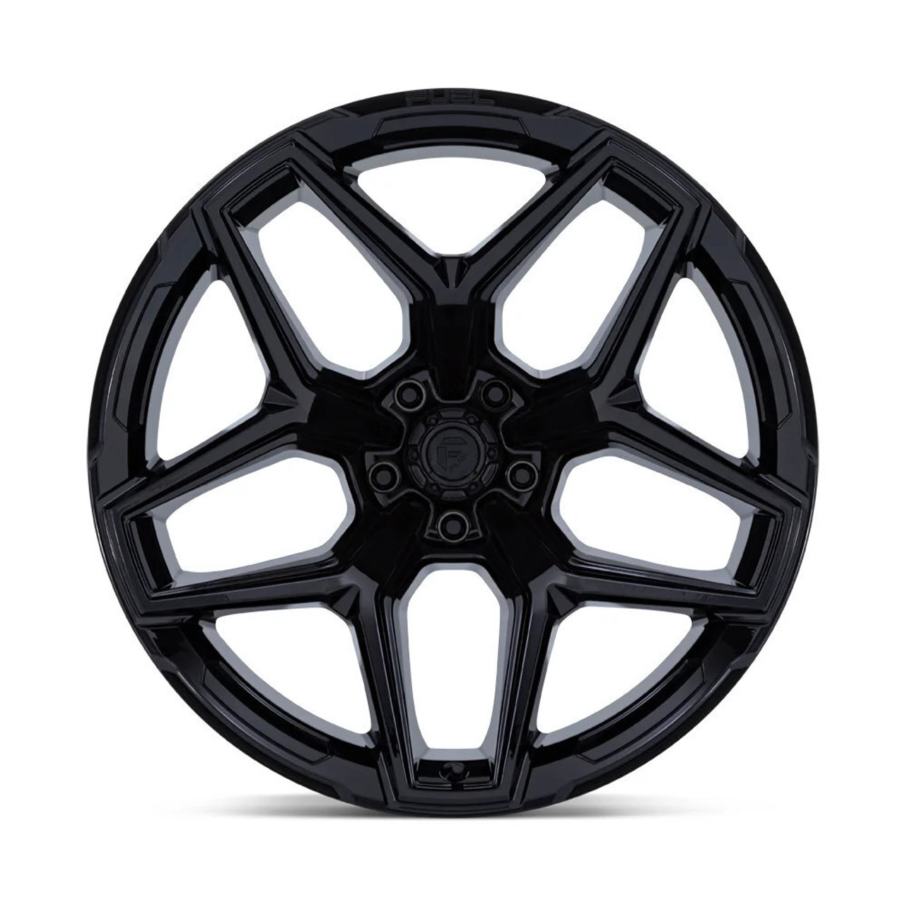 18" Fuel Flux FC854 18x9 6x5.5 1mm Gloss Black Wheel For Chevy GMC Ram Cadillac